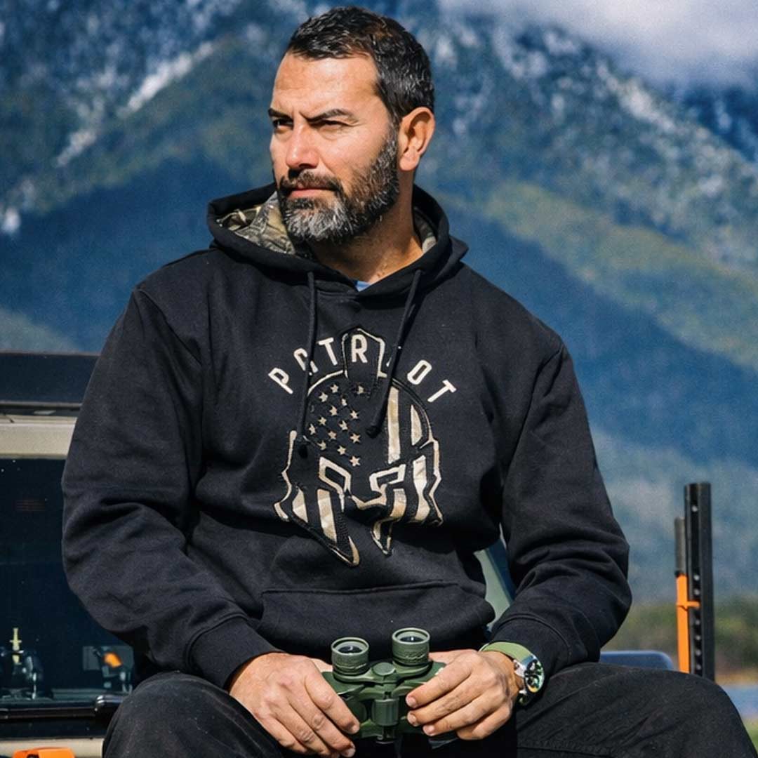 Buck Wear - Sudadera con capucha Patriot Camo
