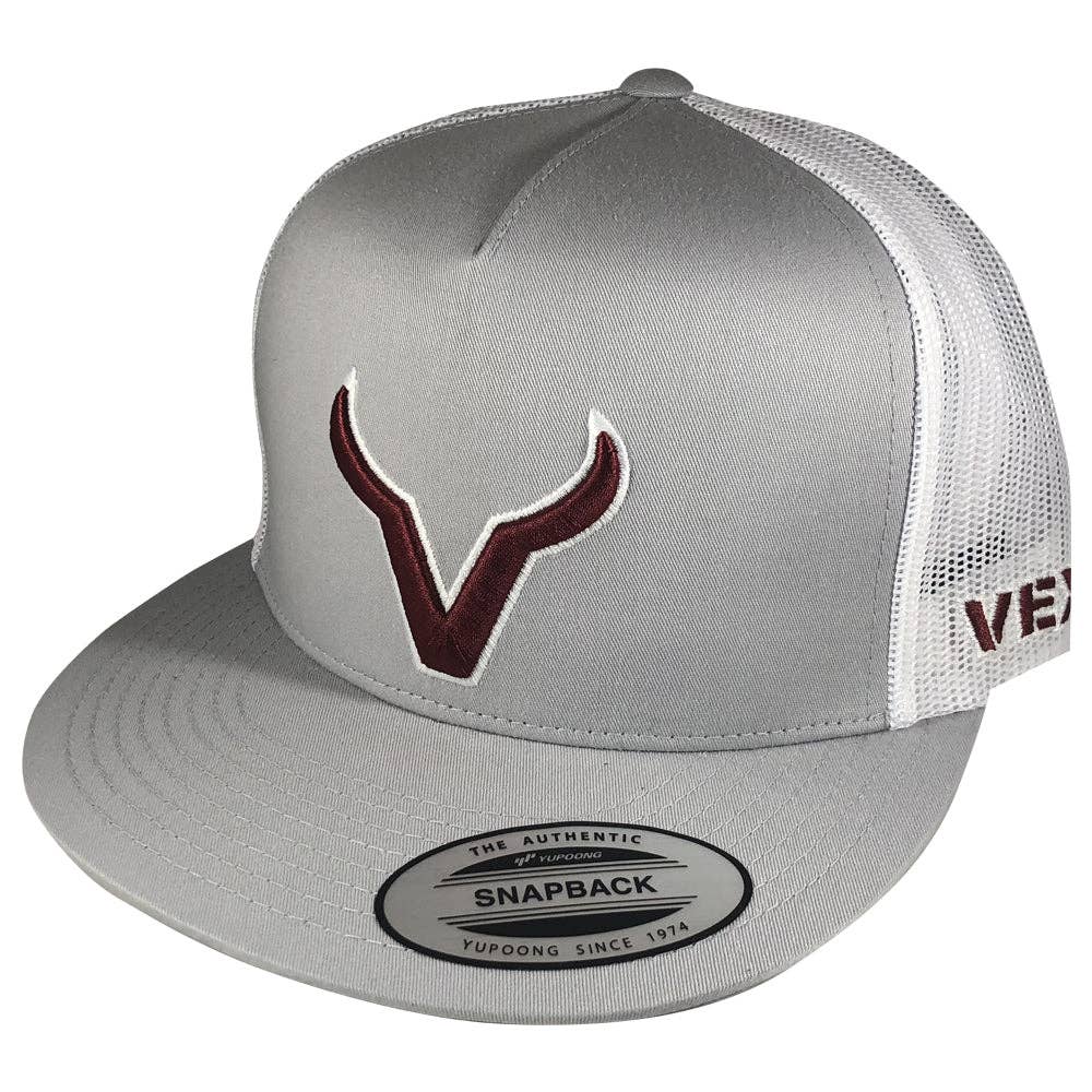 Vexil Brand - Icono granate - Malla gris/blanca