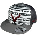 Marca Vexil - Icono granate - Malla gris/azteca/gris