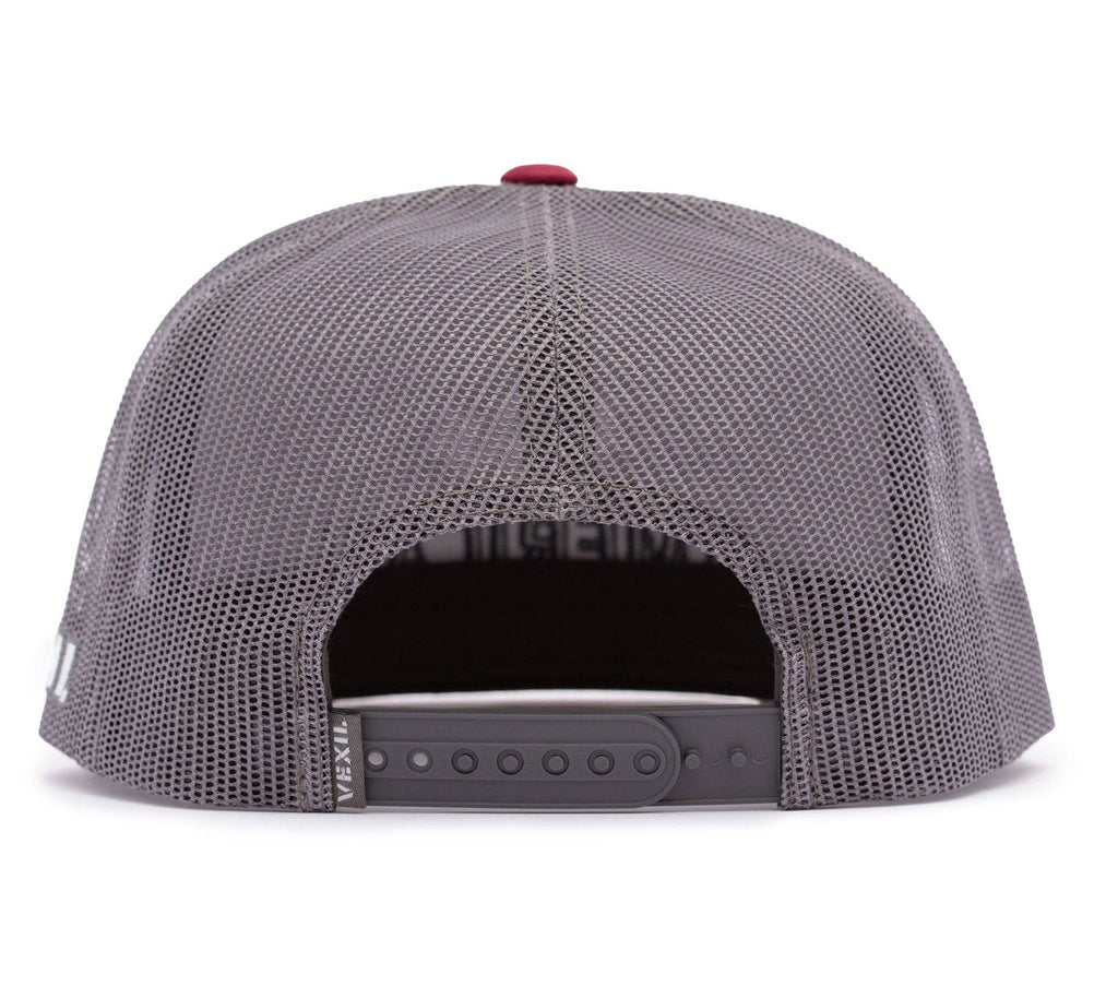 American Cowboy - Bronc - Rojo baya/Malla gris
